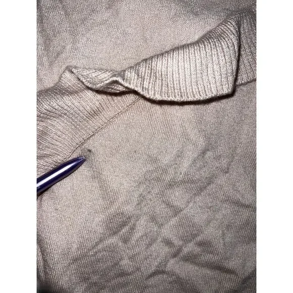 Gap Sweater Women 2XL Merino Wool Boat Neck Ruffle Cottagecore Peasant Casual - Picture 5 of 9